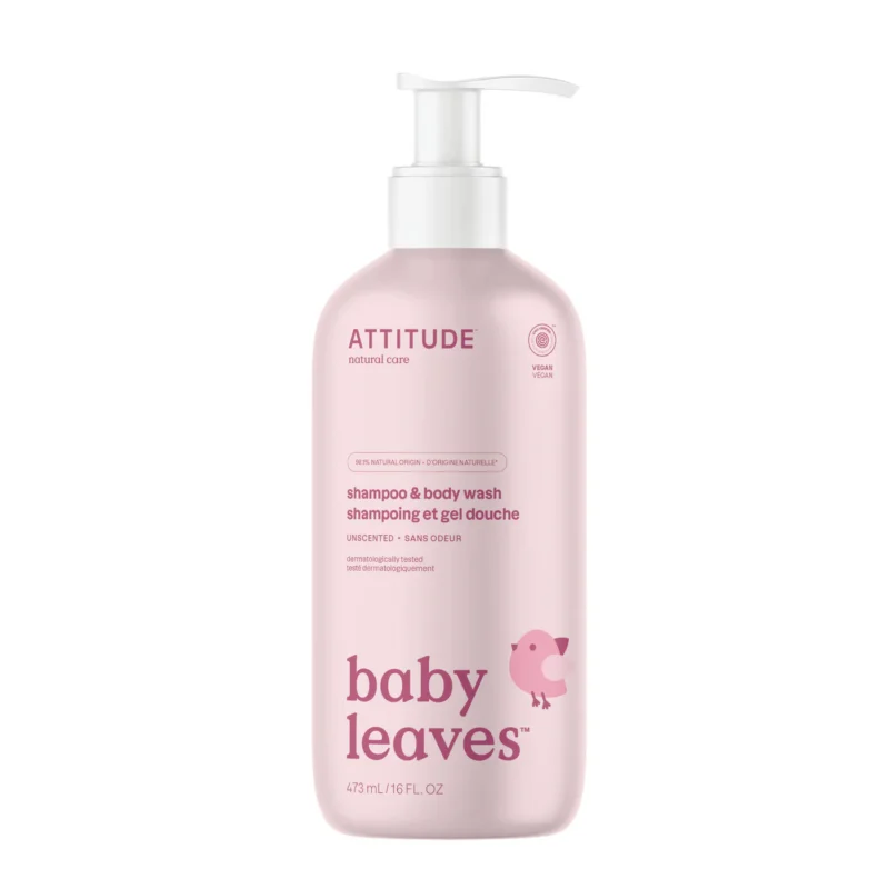 Attitude Baby Leaves 2in1 Shampoo & Body wash - Fragrance Free